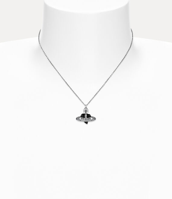 Vivienne Westwood Diamante Heart Pendant Necklace