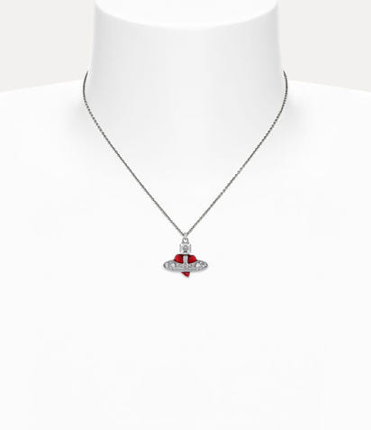 Vivienne Westwood Diamante Heart Pendant Necklace